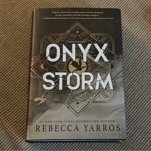 Onyx Storm Hardcover Book deluxe edition